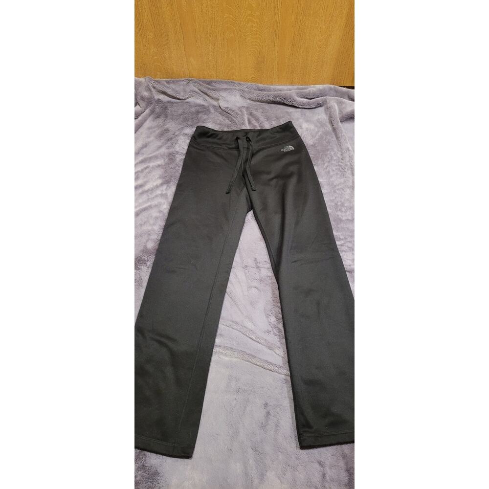 The North Face Women's Small Petite Black Drawstring Athletic Pants Lounge